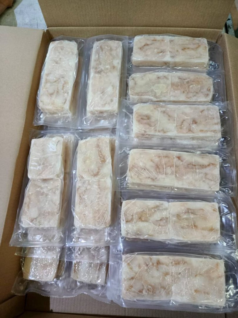 Треска филе б/к порционное (кубик)