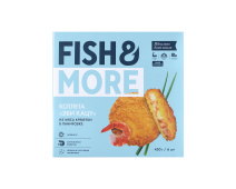 Креветка Ваннамей в панировке, котлета, ЭБИ КАЦУ, Fish&More