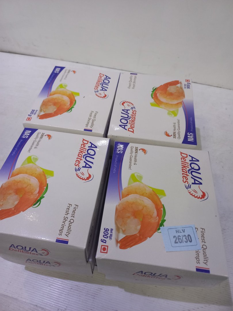 Креветка Ваннамей, б/г в панц., с/м, 12 блоков, 16-20 шт/фунт 0,9 кг, карт., 10,8 кг (1581)