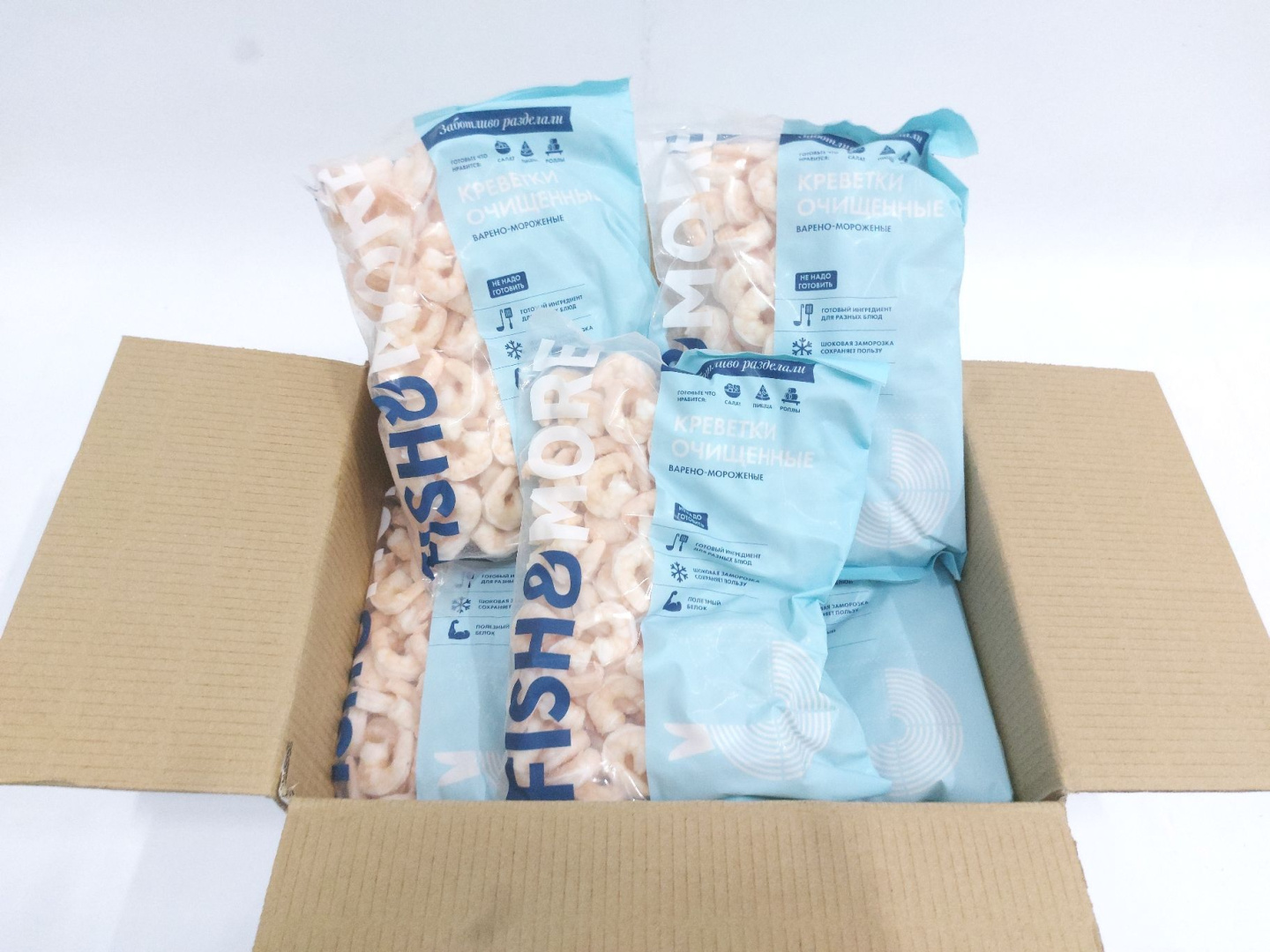 Креветки королевские очищ. в/м Fish&More