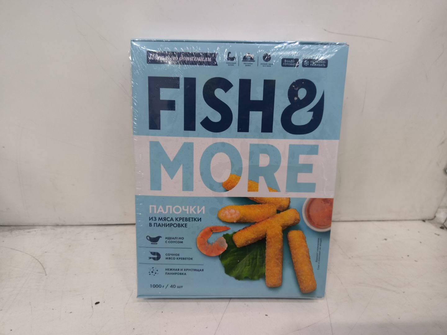 Креветка Ваннамей в панировке, палочки Fish&More