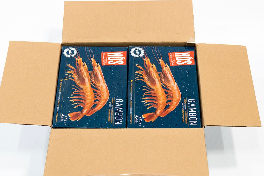 Креветки красные М с/г в панц.