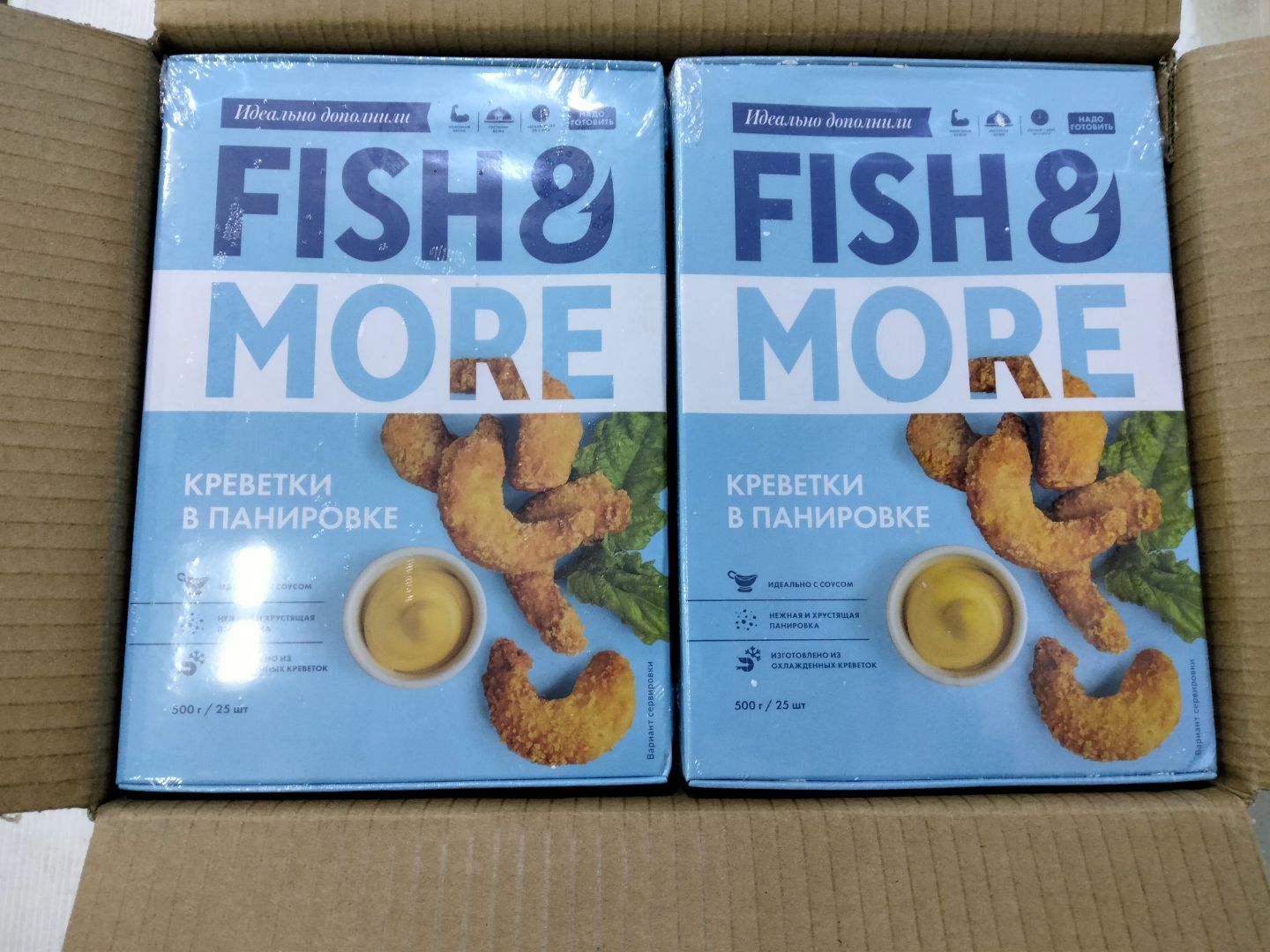 Креветка Ваннамей в панировке, Fish&More