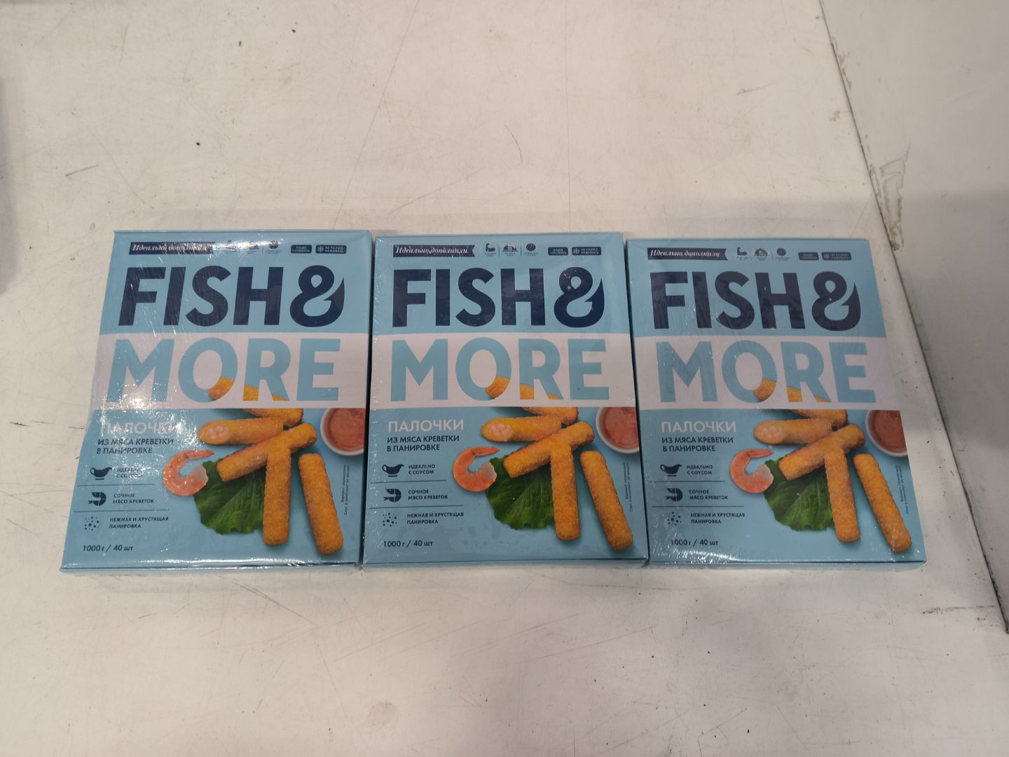Креветка Ваннамей в панировке, палочки Fish&More
