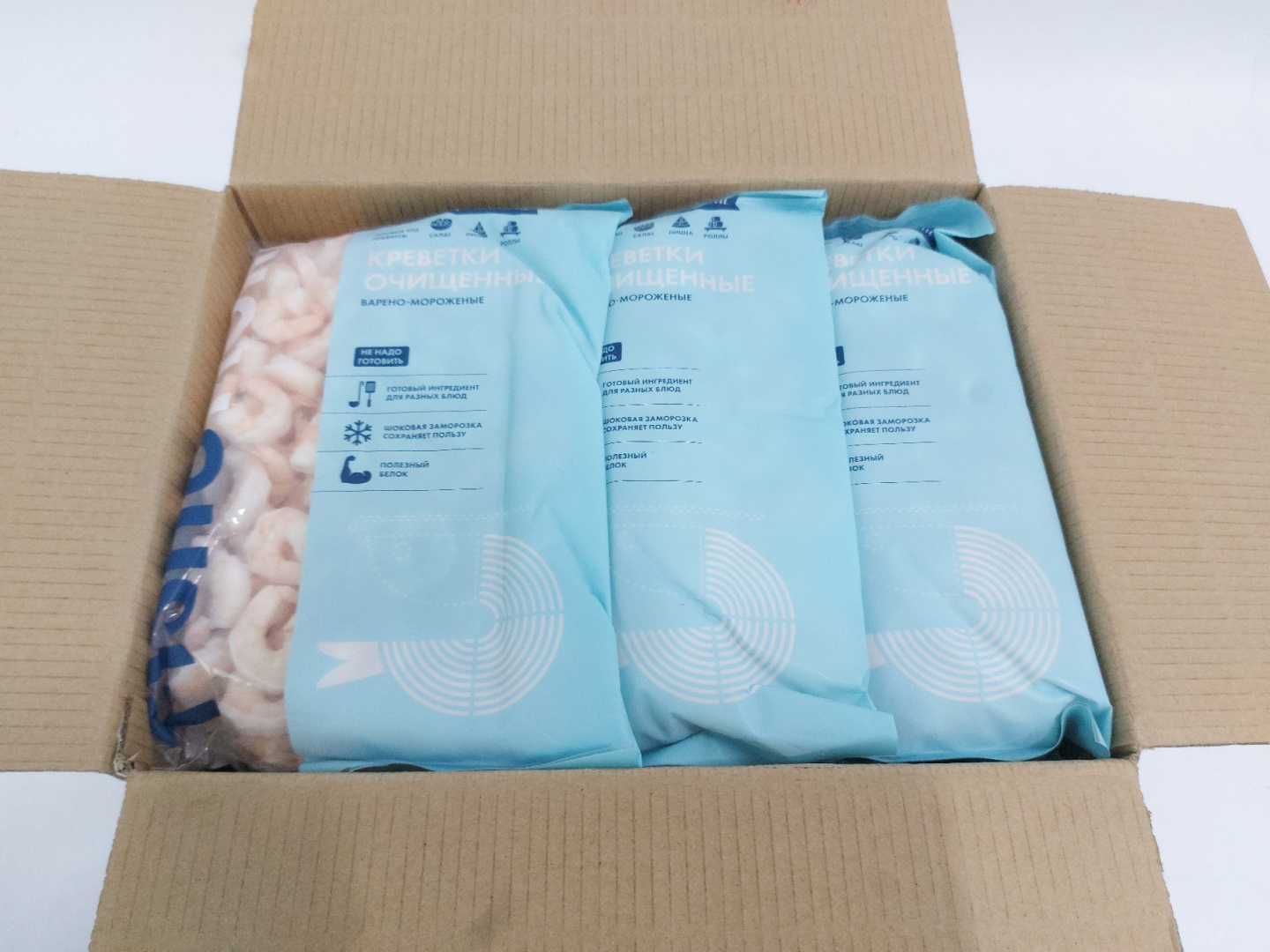 Креветки королевские очищ. в/м Fish&More