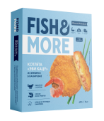 Котлеты ЭБИ КАЦУ из креветки, с/м, фас. 0,3 кг, карт., 3 кг, в панировке, Fish & More (ООО "Шельф-2000")