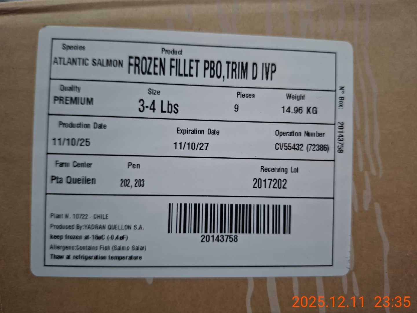 Лосось филе с/м, Чили Fish&More