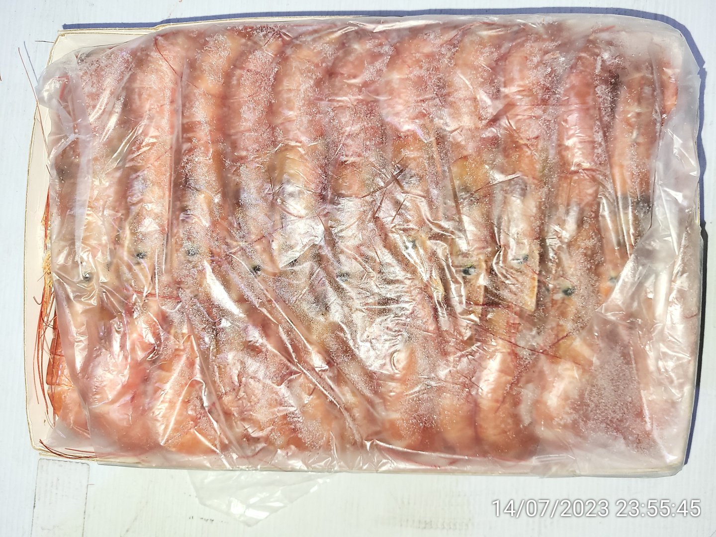 Креветка красная, с/г в панц., с/м, блок, 20-30 шт/кг 2 кг, карт., 12 ...