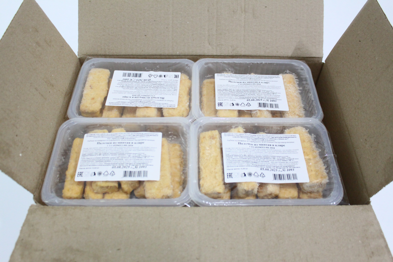 Палочки из минтая