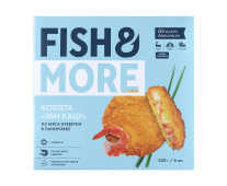 Креветка Ваннамей в панировке, котлета, ЭБИ КАЦУ, Fish&More