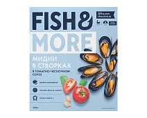 Мидии н/р, в томатно-чесночном соусе